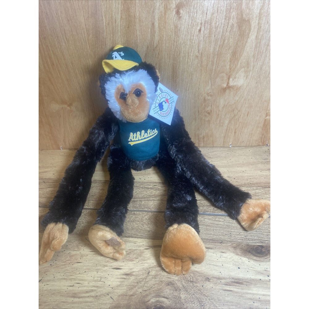 NWT OAKLAND A's ATHLETICS Clinger Rally Monkey 14" Stuffed Toy‎ Plush MLB - Picture 2 of 5